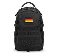 Jueachy Mochila Táctica para Hombres: Mochila Militar 25L en Forma de Huevo Army Molle Gear Mochila Portátil para Senderismo Trabajo