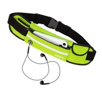 Jueachy Riñonera Running Deportiva: Cinturón de Correr Impermeable para Mujer Hombre con Tiras Reflectante y Correa Elástica Ajustable - Soporte Teléfono para iPhone Samsung Huawei Ejercicio Ciclismo