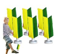 juedeplumas de pie - Juguete de golpe de 13 cm, juegovolantes en plumas, juegovelocidad de reacción con base elevada | Deporte chino clásico tradicional para patio y jueves