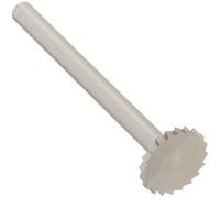 PROXXON 2228727 2228727-Juego 2 Fresas Planas Circular 8 Mm, Metal Plateado