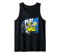 Juega A «The Wall» - Broma Divertida sobre El Pádel - Pádel Camiseta sin Mangas
