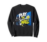 Juega A «The Wall» - Broma Divertida sobre El Pádel - Pádel Sudadera