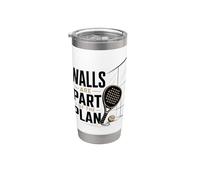 Juega A «the Wall» - Pádel Divertido - Pádel Vaso térmico de acero inoxidable de doble pared