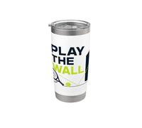 Juega A «the Wall» - Pádel Divertido - Pádel Vaso térmico de acero inoxidable de doble pared