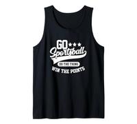 Juega al Sportsball, Haz lo Que Quieras, GANA Puntos, Deportes Divertidos Camiseta sin Mangas