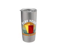 Juega bien tus Cartas Trading Card Vaso térmico de acero inoxidable de doble pared