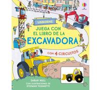Juega con el libro de la excavadora (Libros con juguete de cuerda)
