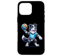 Juega Con Energía N°12 Collie Voleibol Carcasa para iPhone 16 Pro Max