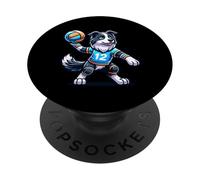 Juega Con Energía N°12 Collie Voleibol PopSockets PopGrip Adhesivo