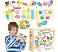 Juega Pasta De Color - Juego De arcilla De Cocina De Alimentos Con Kit De Herramientas De Modelado | Art Clay & Dough Toys For Kids, Girls, Boys, Creative Kitchen Fitend Play Set Para Aprender