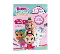 Juega y colorea_Flores y fruta. Bebés Llorones