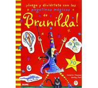 Juega y diviértete con las pegatinas mágicas de Brunilda! (Edición en Español)