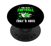 Juegas al fútbol Que es Lindo Bicicleta de montaña Cuesta Abajo PopSockets PopGrip Adhesivo