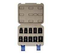 Irimo – Juego de 10 vasos de impacto 1/2" 10-24 mm