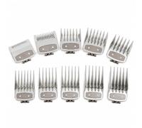 Juego 10Peines Guía Cortadora para Remington A Cut Above Kit / HC2001AU | 1.5-25mm | clips metálicos | marcas grabadas | dientes redondeados | 4 acabados | lavable | para cortadoras estándar