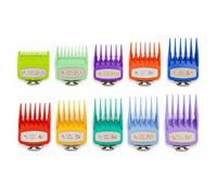 Juego 10Peines Guía Cortadora para Xiaomi/Mijia Hair Clipper BHR5891GL | 1.5-25mm | clips metálicos | marcas grabadas | dientes redondeados | 4 acabados | lavable | para cortadoras estándar