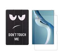 Juego 2 en 1 para Huawei MatePad Pro 2021 de 12.6 pulgadas con cubierta delgada para tablet + cubierta protectora de vidrio templado