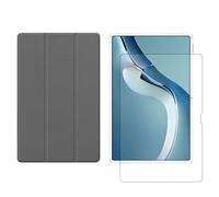 Juego 2 en 1 para Huawei MatePad Pro 2021 de 12.6 pulgadas con cubierta delgada para tablet + cubierta protectora de vidrio templado