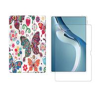 Juego 2 en 1 para Huawei MatePad Pro 2021 de 12.6 pulgadas con cubierta delgada para tablet + cubierta protectora de vidrio templado