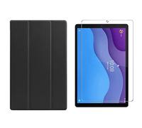 Juego 2 en 1 para Lenovo Tab M10 2nd 2020 TB-X306F TB-306X 10.1 pulgadas con cubierta delgada para tableta + cubierta protectora de vidrio templado
