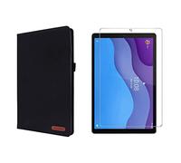Juego 2 en 1 para Lenovo Tab M10 2nd 2020 TB-X306F TB-306X 10.1 Pulgadas con Funda de Tableta Inteligente + Cubierta Protectora de Vidrio Templado