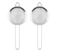 Juego 2 Filtros Cóctel Acero Inox | Colador Fino para Coctelería | Herramienta Profesional para Bares | Tamiz Multiusos para Té y Bebidas