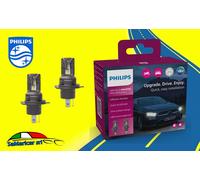 Juego 2 Lámparas LED H4 12V EASY BIanco PHILIPS ULTINON Acceso Frío 6000K 20W