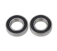Juego 2 Rodamientos MTB Carretera 15x28x7mm Duraderos | para acero al carbono, doble junta tórica, para resistencia , ideal rodamientos para dirección, eje pedalier