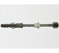 JUEGO 2 TORNILLOS FIJACIÓN INODORO M5 x 75 mm. ACERO INOXIDABLE AISI304 (PACK 2 JUEGOS)