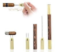 Juego 2 y 1 Para los Amantes de los Puros Que Exigen Lo Mejor, Esta Herramienta de Extracción de Perforadora y Soporte Desbloquea Todo el Sabor, una Herramienta Esencial Para Cigarros y un Regalo de