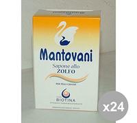 Juego 24 Mantovani Jabón de Azufre 100 gr. saponi y cosméticos