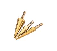 Juego 3 brocas escalonadas HSS TiN 3-20mm NEO TOOLS 08-948
