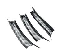 Juego 3 Piezas Manijas Laterales Puerta Interior Coche Reposabrazos Embellecedor Carbono Accesorios para X5 F15 X6 F16 LHD RHD Tirador Puertas Coche(Carbon RHD 3Pcs)