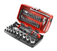 Juego 38 vasos trinquete con cabeza pera 1/4" Facom RL.NANO1