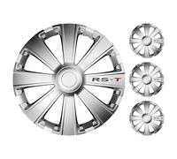 Juego 4 Embellecedores RS-T Serie Argo Embellecedores De Rueda 13"/14"/15"/16" N