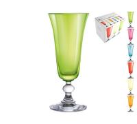 Juego 6 Copas H&H en Vidrio Mediterráneo Flauta 15 cl Surtidas