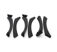 Juego 6 Para Serie 3 E90 E91 316i 318i 320 325 328i LHD RHD Manijas Puerta Interior Pasajero Delanteras Traseras Izquierda Derecha Puxadores Porta Interior Automóvel(RHD-Black 6PCS)