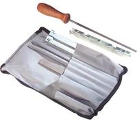 Juego 7 limas afilado motosierra redondas 4-5.5mm bolsa enrollable