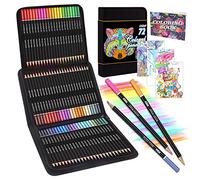 Juego 72 Lápices Colores Profesionales con Bolsa de Cremallera Portátil Premium Negra. Lápices de Dibujo Profesional Perfectos Para Adultos y Artistas que Dibujan, Colorear y Esbozar