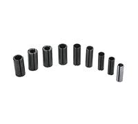 Juego 9 Piezas Adaptador Portabrocas de Fresado para Carpintería, Brocas de Remolque Convertidor Pinzas Mandril Fresadora Router Madera Torno CNC