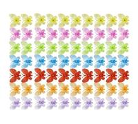 Juego a granel de 70 clips para plantas para entrenamiento de orquídeas, abrazaderas de jardinería de colores mixtos, aptas para crecimiento vertical, estabilidad de crecimiento, clips resistentes