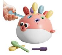 Juego a juego | Forma linda Fine Motor Toys for Kids entre 1 y 3 profesores Escuela Educadores Educatores Boys Educational Color Recognition - Girls Kindergarten 5.51x5.31x4.92 pulgadas