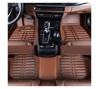 Juego Alfombrillas Coche Alfombrilla De Cuero Impermeable para Chery para Tiggo 4 5X DR5 para MVM X55 para Pro 2018-2024 Varias Estaciones(Brown)