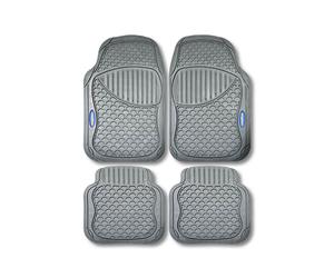 Juego alfombrillas coche de goma gris Goodyear