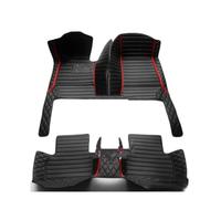 Juego Alfombrillas Coche para Hyundai para Masataka para TG para HG 2011-2017 Alfombrillas Auto Alfombras Piso Accesorios(Negro Rojo)