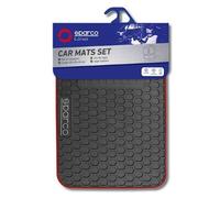 Juego alfombrillas coche Sparco universal f500 rojo