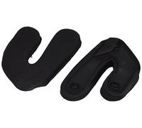 JUEGO ALMOHADILLAS MEJILLA MET 12mm P/CASCO NEGRO