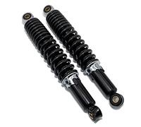 Juego amortiguadores MXT 320 mm negro, compatible Simson Schwalbe KR 51/1F | Ajustable en 4 niveles, ancho 21 mm, Ø arriba 32 mm, abajo 30 mm compatible con Simson Schwalbe KR 51/1F año 1968-1980