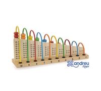 Juego Andreutoys Abacus Madera Para Sumar Y Restar 29X14,5X7,5 Cm