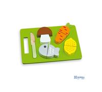 Juego Andreutoys Bandeja Alimentos Para Cortar 21,4X15X3 Cm
